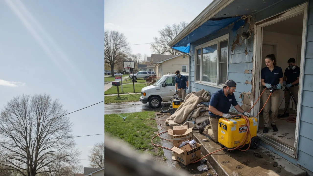 Basement Flood Cleanup in Roann, IN near me